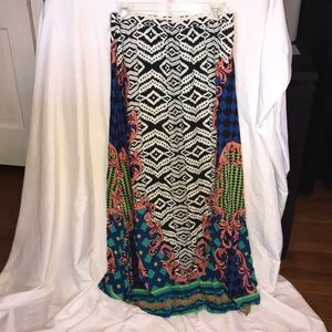 Floor length maxi skirt